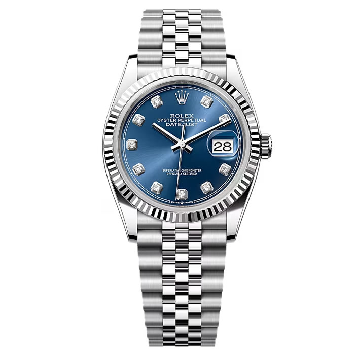 VS | 3235 무브먼트｜36mm｜롤렉스 데이트저스트 10다이아 126234