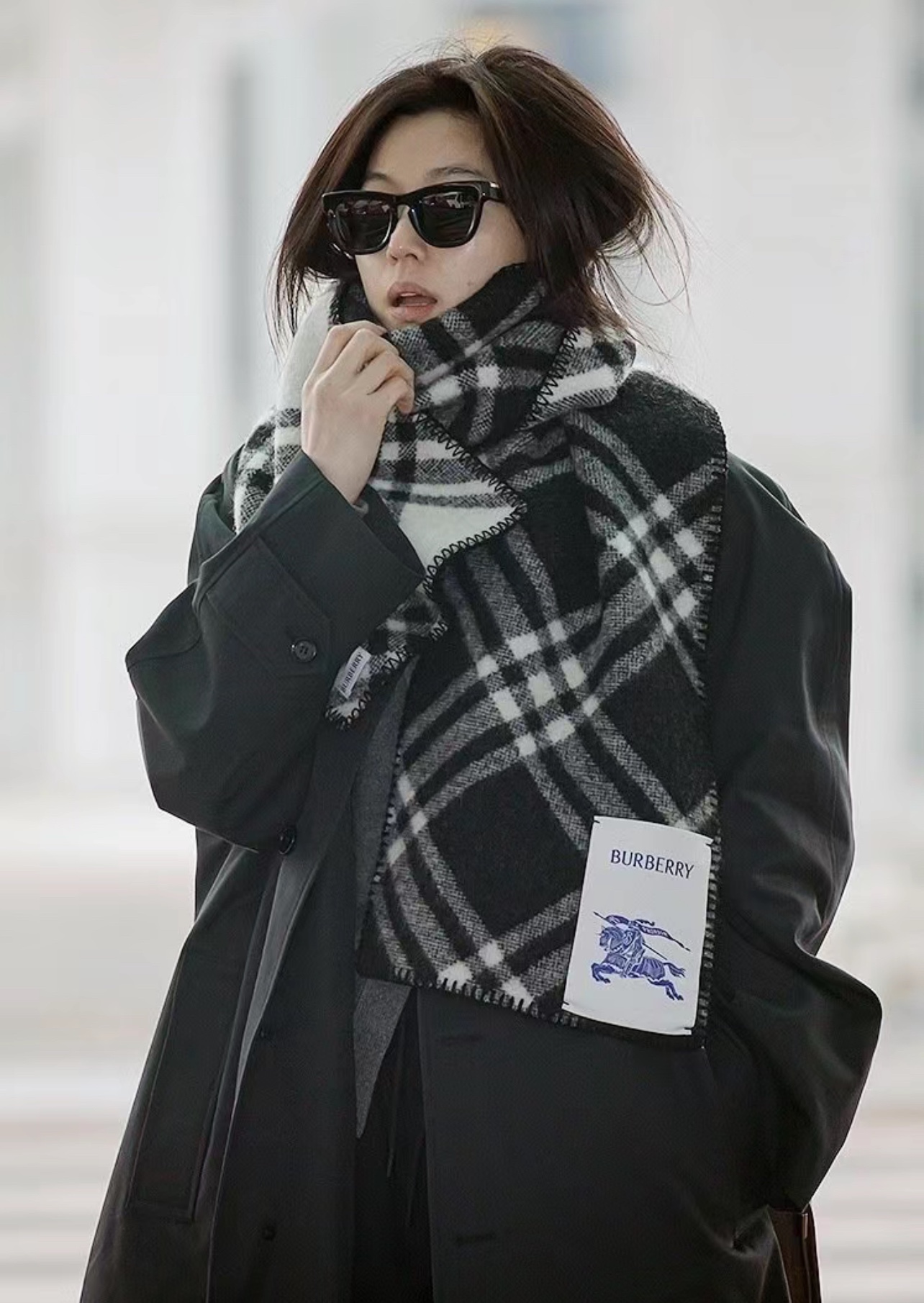 Burberry 빈티지 체크 울 스카프