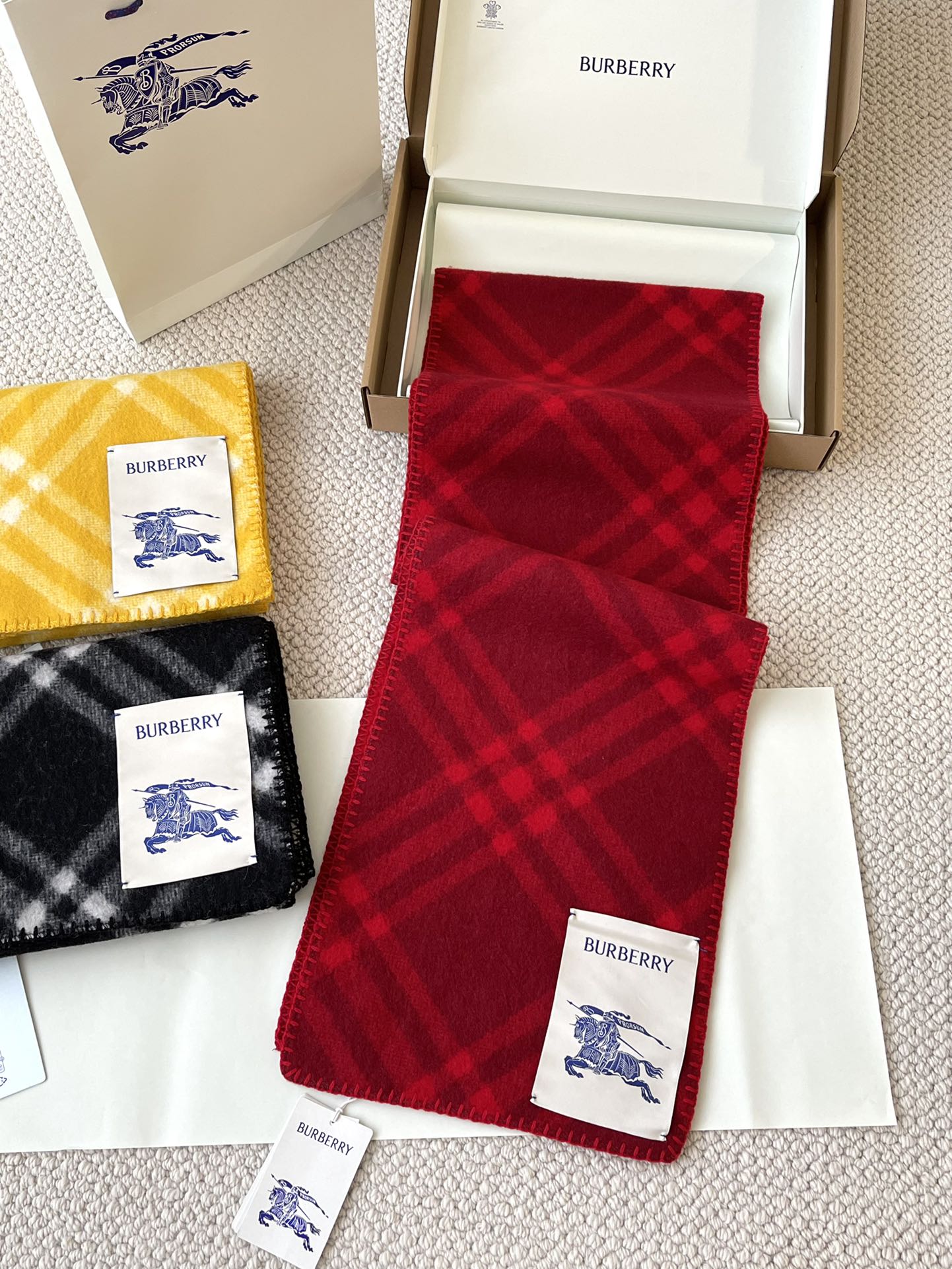 Burberry 빈티지 체크 울 스카프