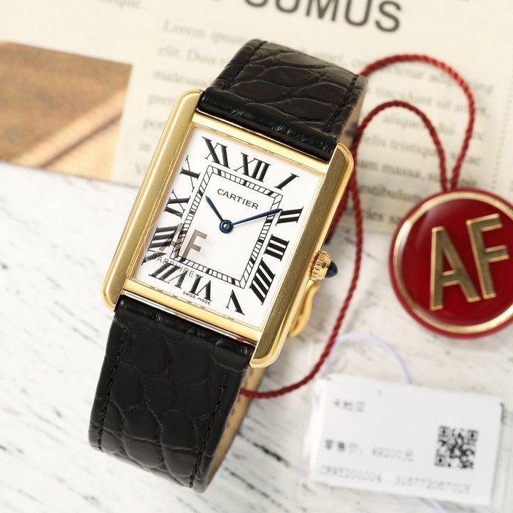 AF | 쿼츠 무브먼트 l 33.7mm*25.5mm l 까르띠에 탱크 머스트 ｜WSTA0042