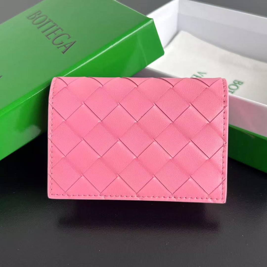 보테가베네* 가죽 카드 홀더  667141   11x7.5x2.5cm