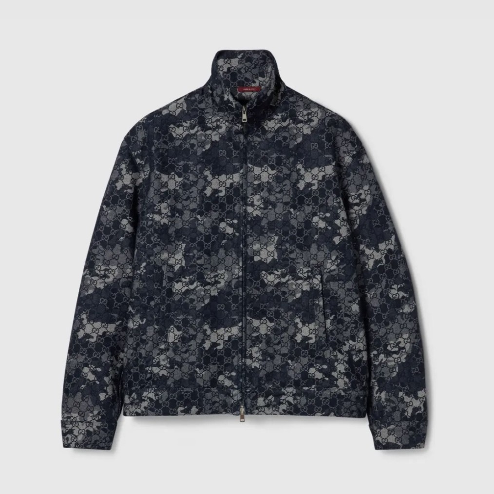 구찌 GG 자카드 데님 재킷