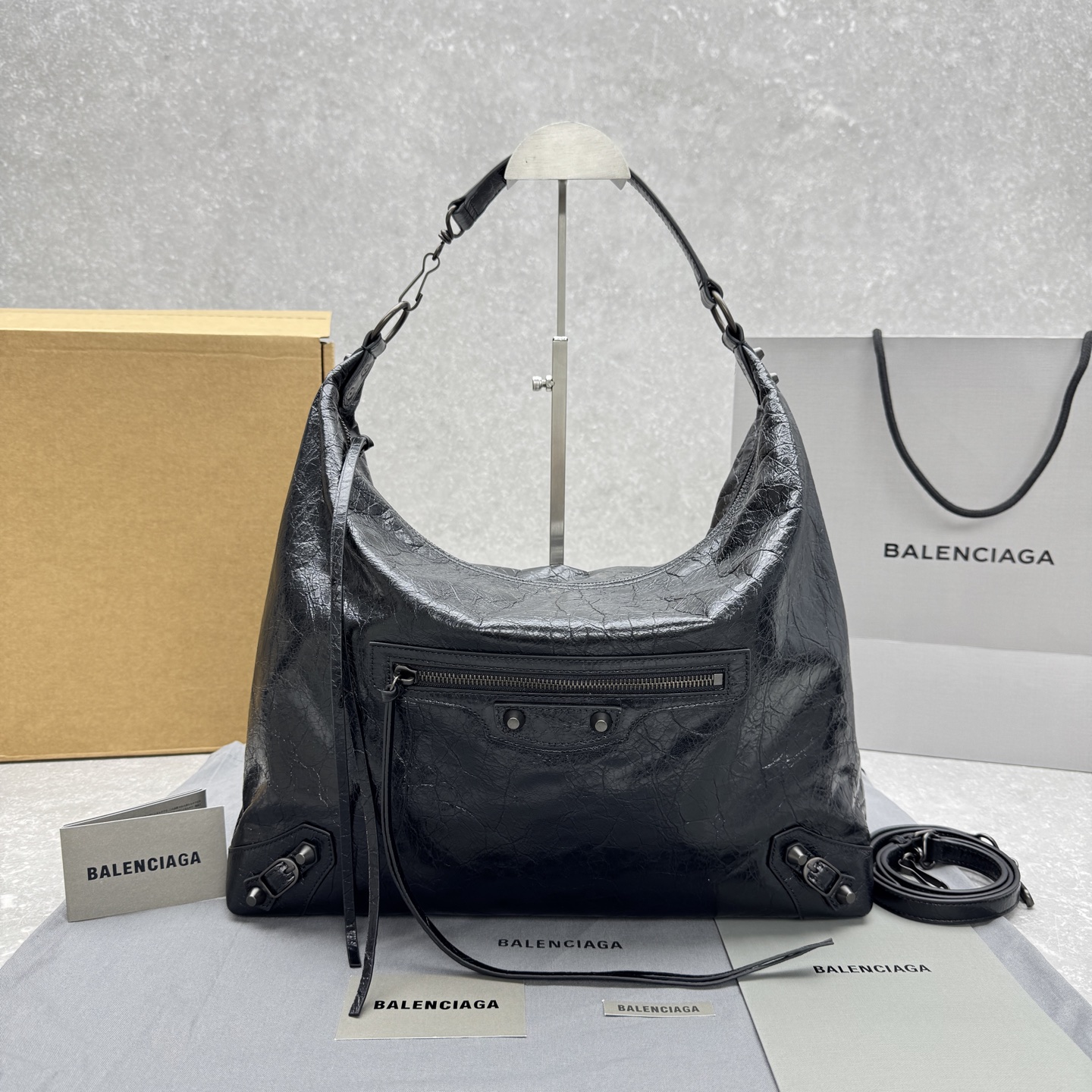 Balenciaga Le City 호보 백 37×11X35 cm