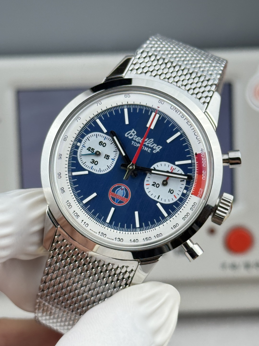 BLS l 7750 l  41mm l 브라이틀링 탑 타임  B01 Deus