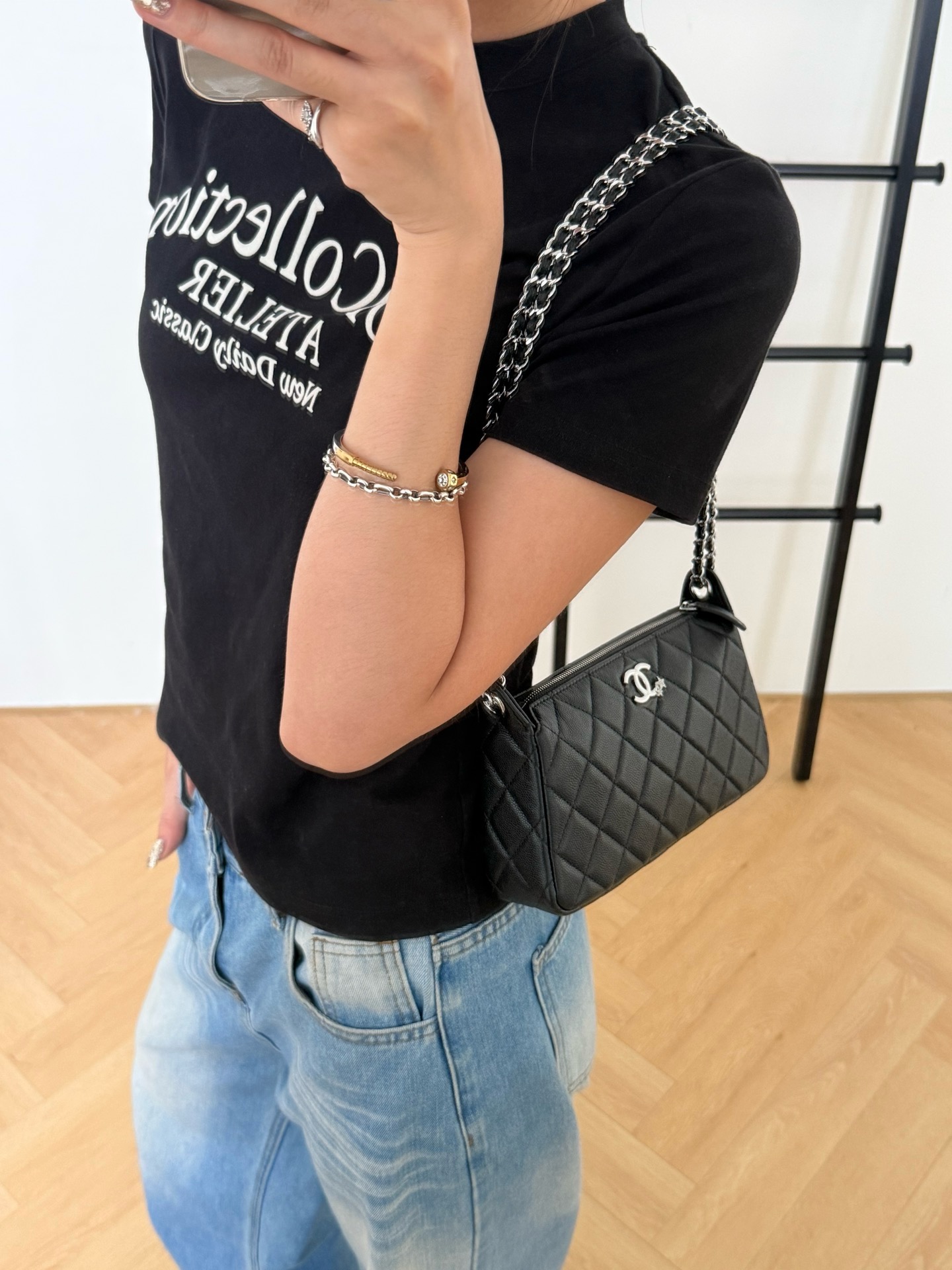 샤❤넬 25B HOBO AP4855 12*21*5.5cm