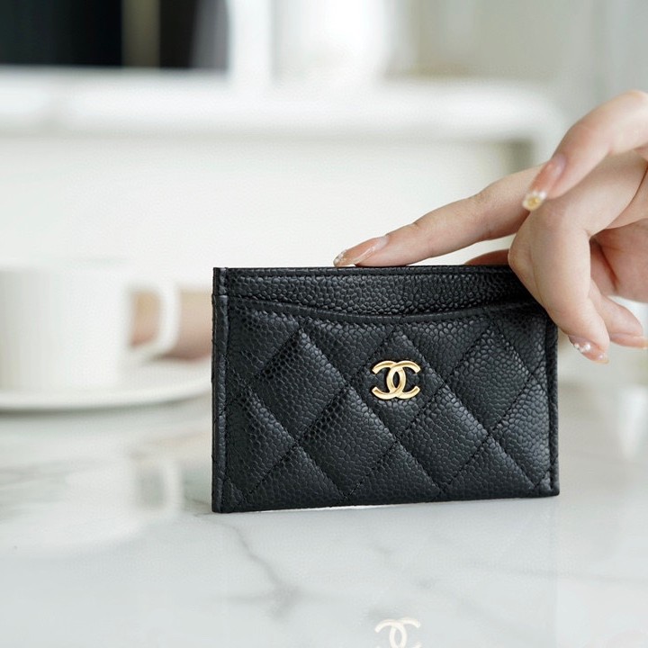 샤❤넬 클래식 카드 지갑 홀더 슬롯 AP0213