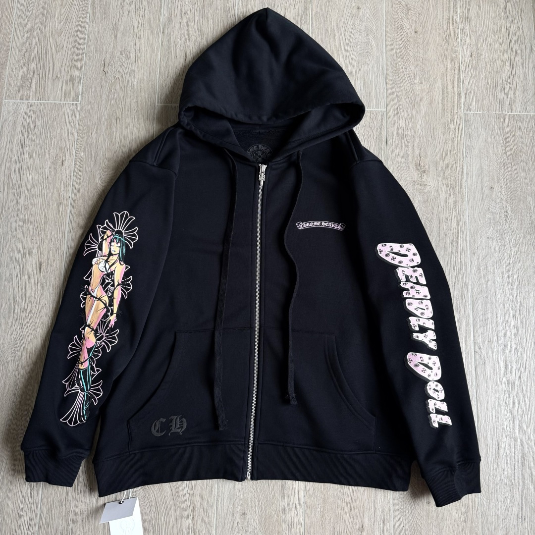 크롬하츠 멀티크로스 후드집업