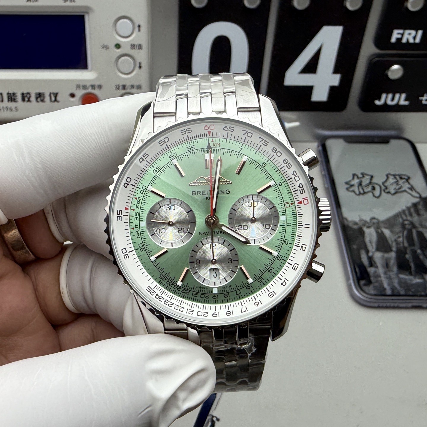 BLS l  43mm l 브라이틀링 네비타이머 B01