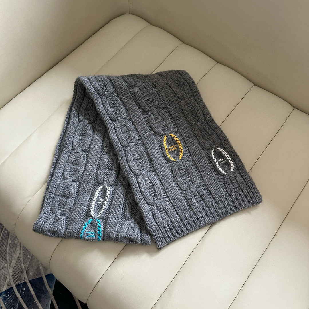 에르메스 트라이 메일론 샹달 캐시미어 30x180cm