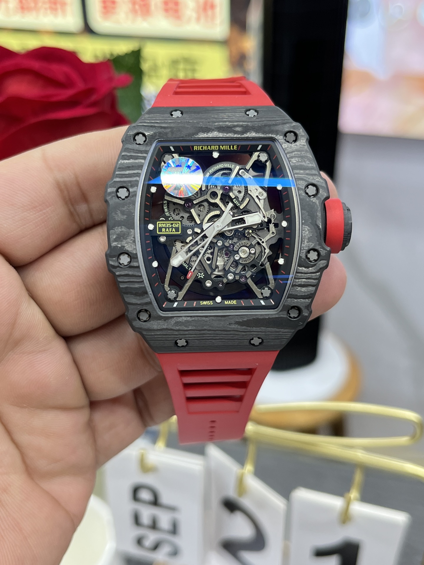 ZF l Calibre RMAL1 l 49.94*44.5MM l 리차드 밀 RM35-02 카본 파이버 케이스