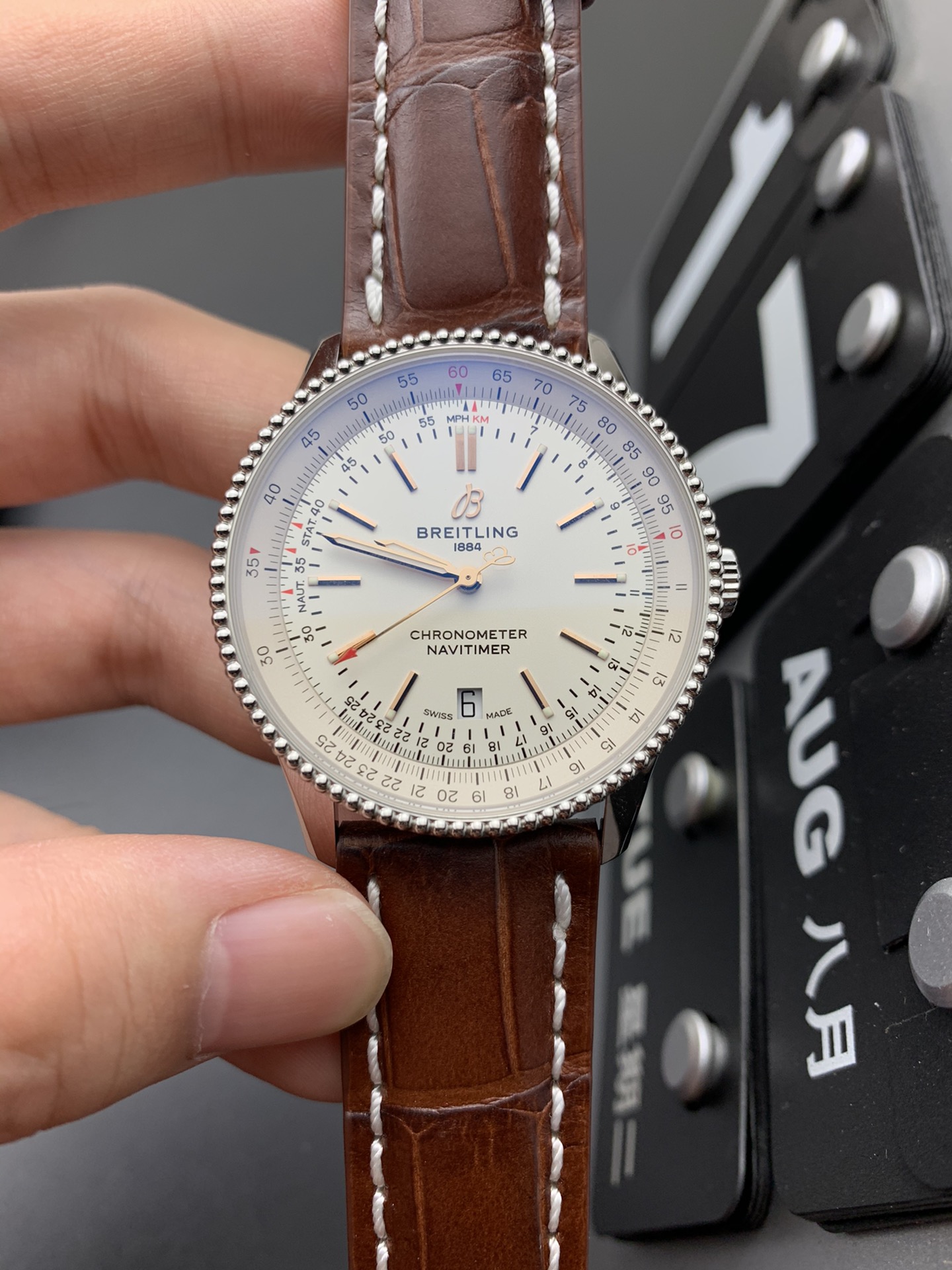 V7 l 2824 무브먼트 l 41mm l 브라이틀링 Navitimer 오토매틱 41