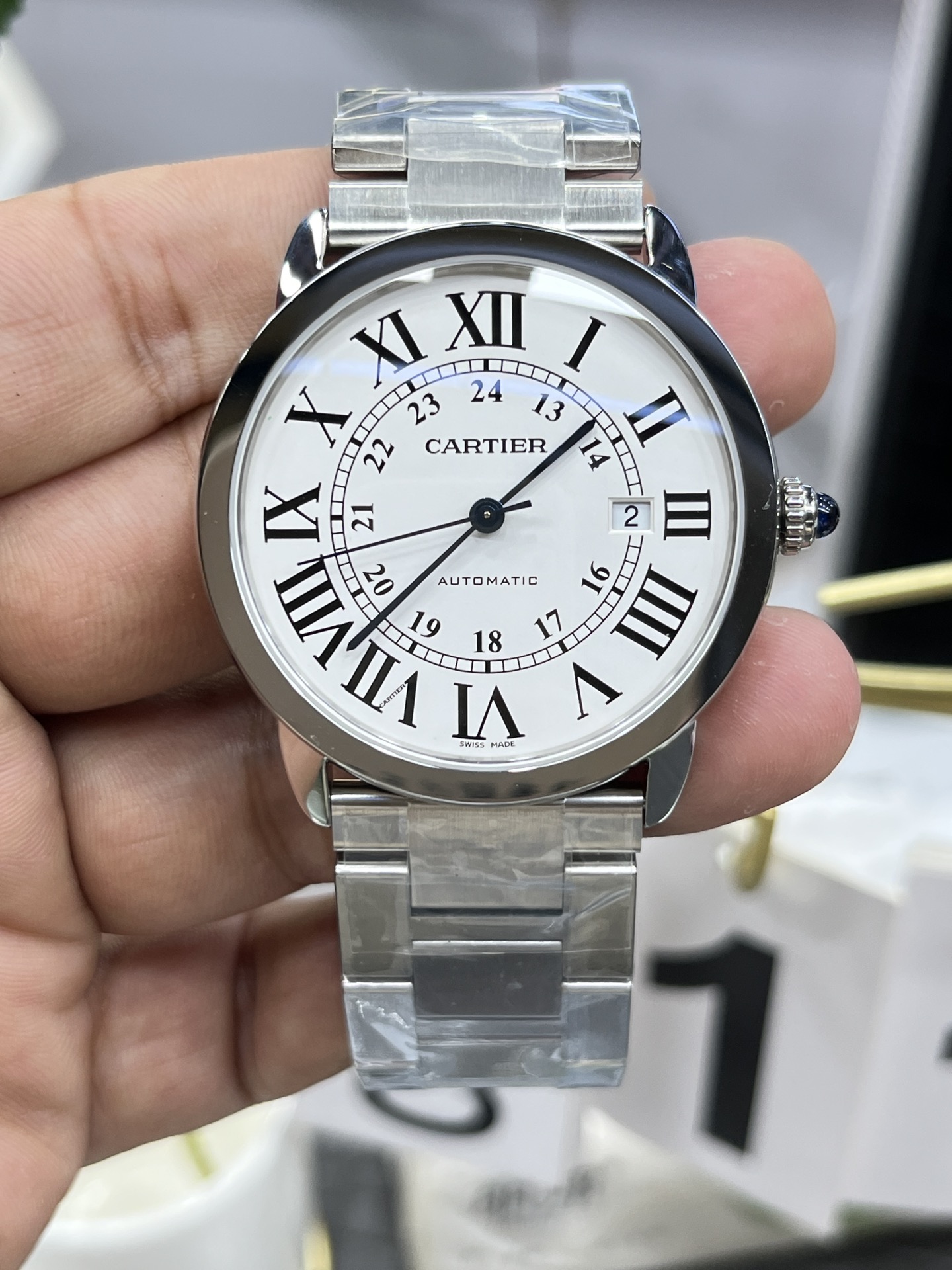 AF | 9015 l 42mm l 카르티에 Ronde