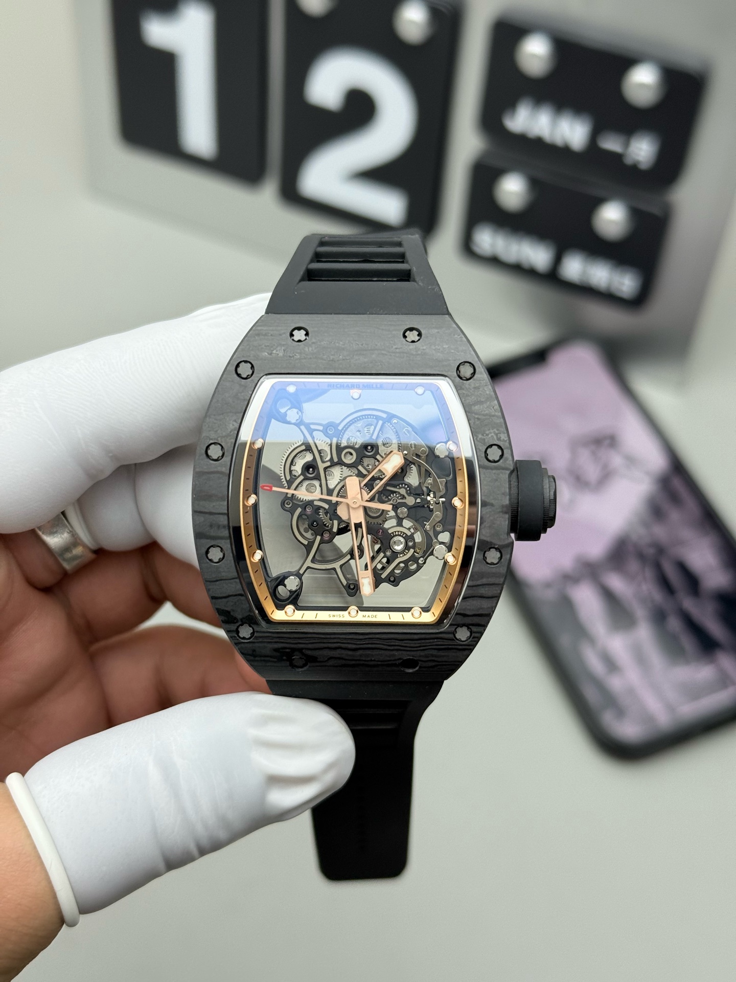 BBR l RMUL2 무브먼트 l 리차드밀 RM055 티타늄 케이스