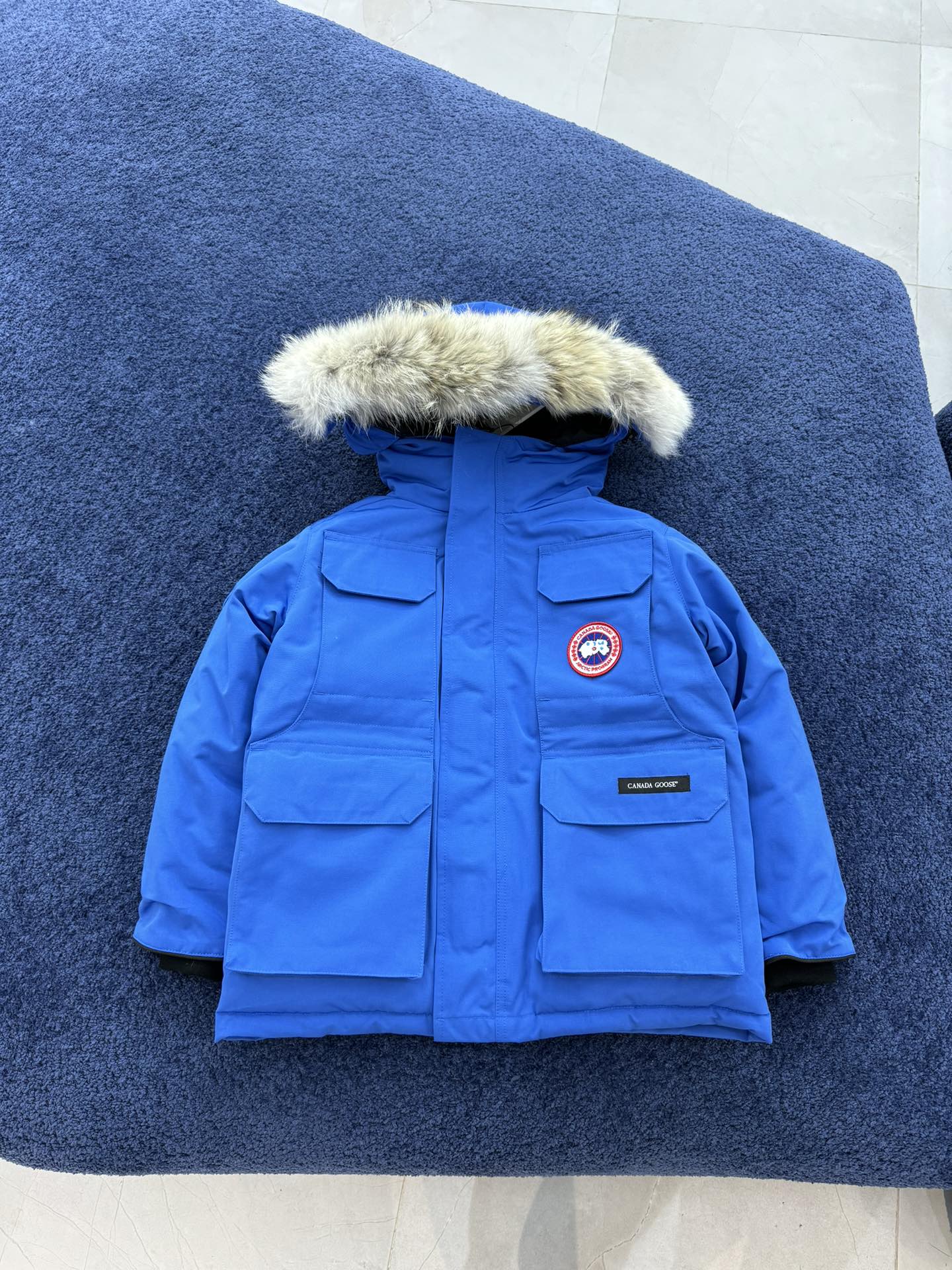 Canada Goose 키즈 Expedition 후드 파카 재킷